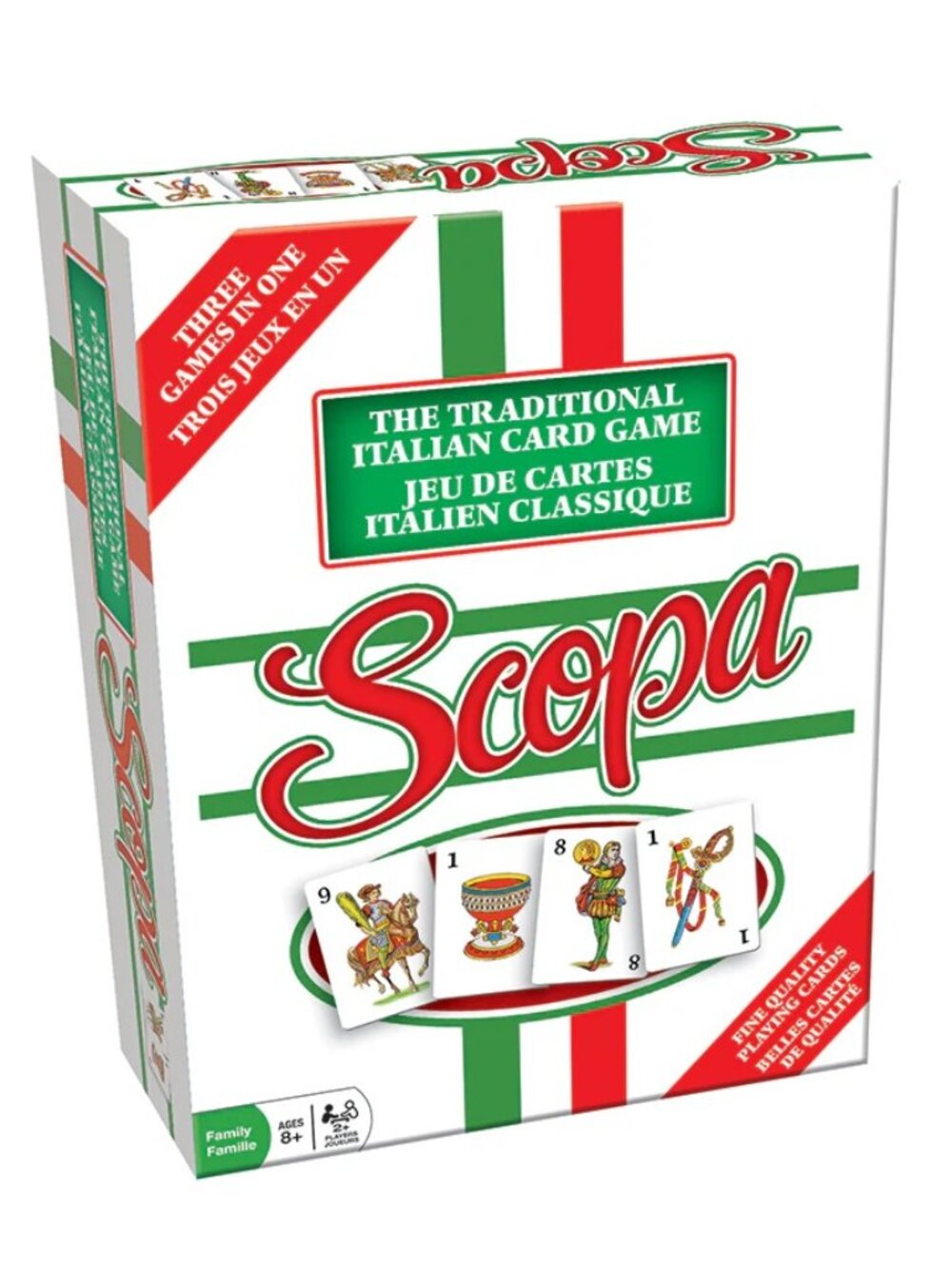 3/$55❤️new sealed SCOPA (Bilingual) traditional Italian card game Outset Media